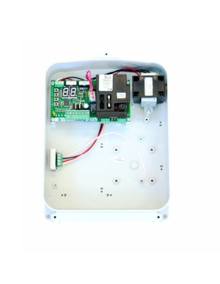Kit elettronico universale con centrale di comando T016P, radiocomandi, fotocellule, lampeggiante - Tecno Automazione KITPE6TN