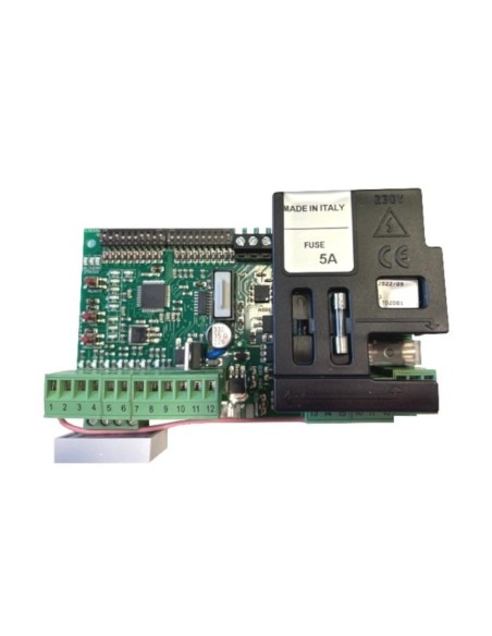 Centrale T182A 230Vac 433.92MHz avec module radio, transformateur et boîtier de protection - Tecno Automazione CNTB82T