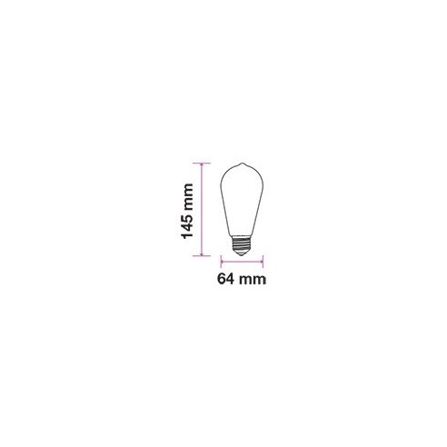 V-TAC VT-2223 212705 LED-lamp E27 5W...
