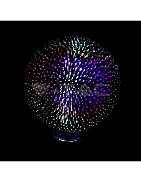V-TAC VT-2223 212706 LED Bulb E27 5W G125 Filament 3D 3000K