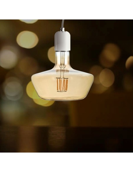 V-TAC VT-2308 212790 LED Bulb E27 8W T180 Filament Amber 2200K