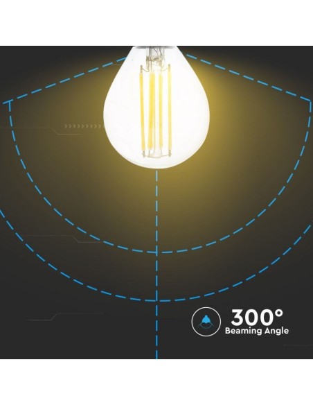 V-TAC VT-1996 Bombilla LED E14 4W P45 Filamento