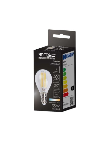 V-TAC VT-1996 LED-Glühbirne E14 4W P45 Glühfaden