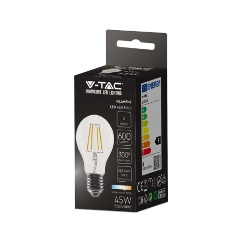 V-TAC VT-1887 Bombilla LED E27 6W...