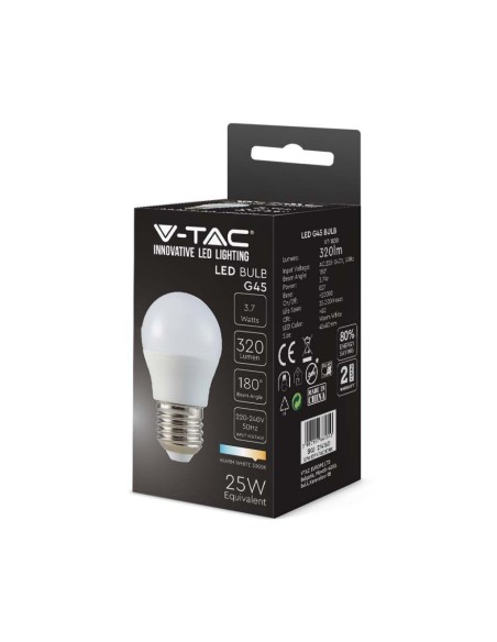 V-TAC VT-1980 LED Bulb E27 4W G45 Filament