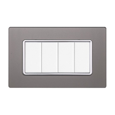 Placa Solar serie, 4 módulos, vidrio,...