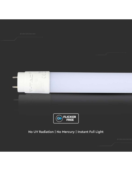 Tubo LED nanoplástico V-TAC VT-1607 T8 7W G13 60cm