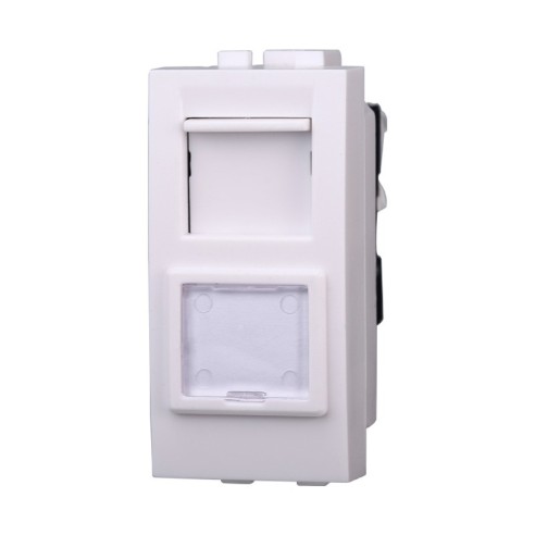 Módulo de toma Ethernet CAT5E RJ45,...