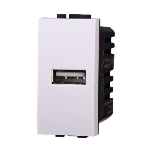 Módulo de toma USB 2.0 tipo A, 5Vdc...