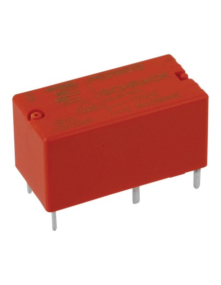 Vermogensrelais, PE014012, 12 Vdc, SPDT, 5 A, through-hole (THT), monostabiel, PE-serie - TE Connectivity Schrack 1393219-6