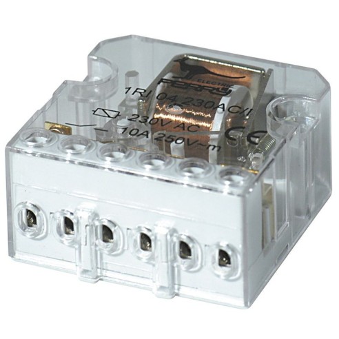 Stappenrelais, 12 Vac, SPST-NO, 10A
