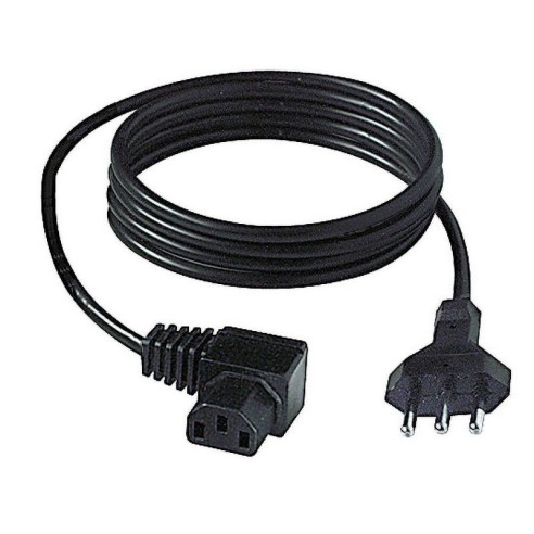 Power cable, length 2m, plug 10A, VDE...