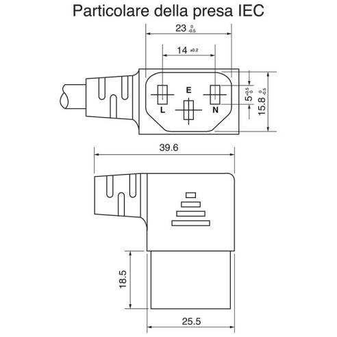 Power cable, length 2m, schuko plug,...