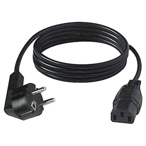 Power cable, length 2.5m, angled...