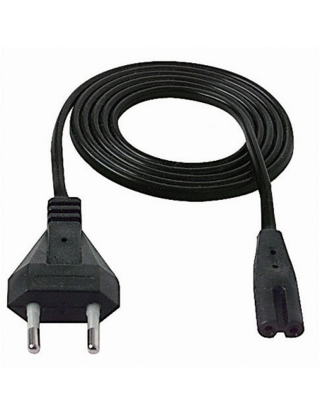 Câble d'alimentation, longueur 1.5m, fiche 10A, prise C7, câble 2x0.75mm2, couleur noir