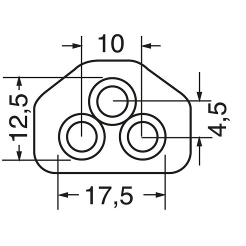Stroomkabel, lengte 2m, stekker 10A,...