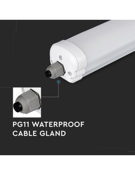 V-TAC VT-1249 Plafonnier LED étanche 36W G-Series 120cm IP65