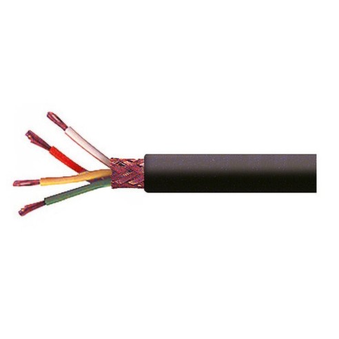 Afgeschermde kabel 4x0,22 mm2,...