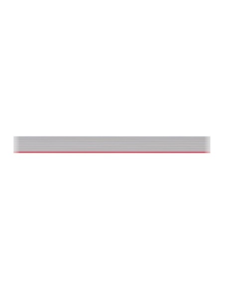 10-adriges Flachkabel, AWG28, Raster 1,27mm, Farbe grau