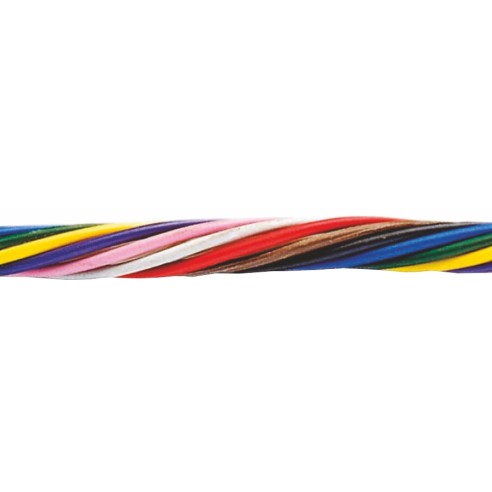 Cable unipolar 1x0,35 mm2 en trenza...