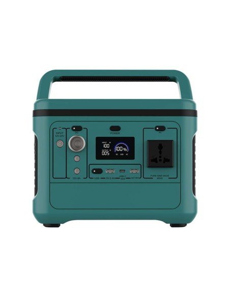 Centrale électrique portable 500W avec batterie 568Wh, rechargeable avec alimentation et panneau solaire - V-TAC VT-606 11442