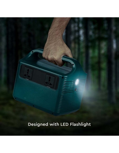 Tragbares 300W Kraftwerk mit 252Wh Lithium Batterie, wiederaufladbar mit Netzteil und Solarpanel - V-TAC VT-303 11441