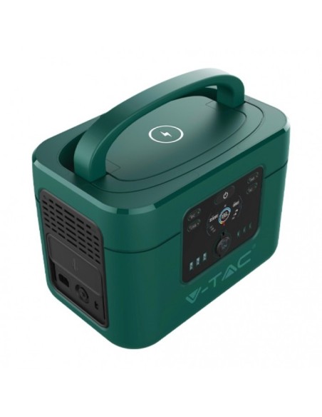 Centrale électrique portable 1000W avec batterie 1050Wh, rechargeable avec alimentation et panneau solaire, V-TAC VT-1001 11443