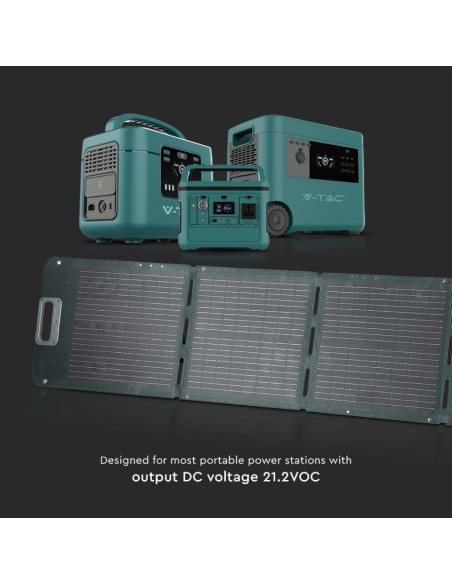 120W faltbares photovoltaisches Solarpanel für Kraftwerk - V-TAC VT-10120 11446