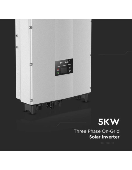 On-Grid omvormer voor fotovoltaïsche installatie, 5KW, driefasig, 5 jaar garantie - V-TAC VT-6605305 11371