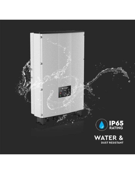 On-Grid inverters for photovoltaic system, 8KW, three-phase, 5-year warranty - V-TAC VT-6608305 11372