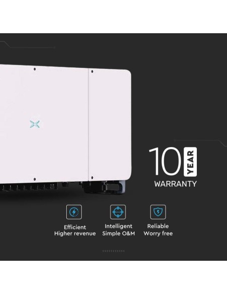On-Grid-Wechselrichter für Photovoltaikanlagen, 100KW, dreiphasig, 10 Jahre Garantie - V-TAC VT-6607100 11520