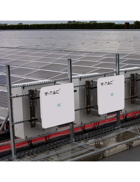 Inverter di rete On-Grid per impianto fotovoltaico 30KW, trifase, garanzia 10 anni, con data logger WiFi -V-TAC VT-6630305 11507