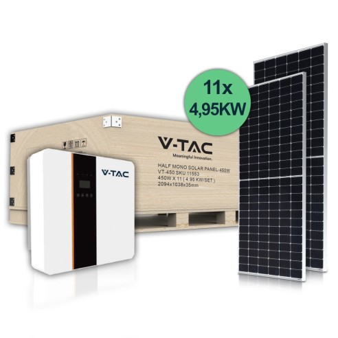 Kit fotovoltaico de 5 kW con inversor...
