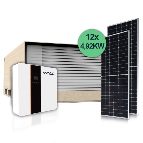 5kW fotovoltaïsche kit met eenfase...