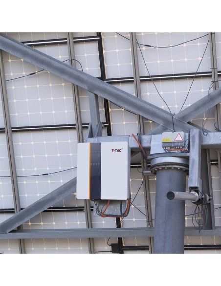 5kW Photovoltaik-Kit mit LiFePo4 51.2V 100Ah 5.12 kWh Batterie einphasigem Wechselrichter 12 410W Solarmodulen V-TAC100163
