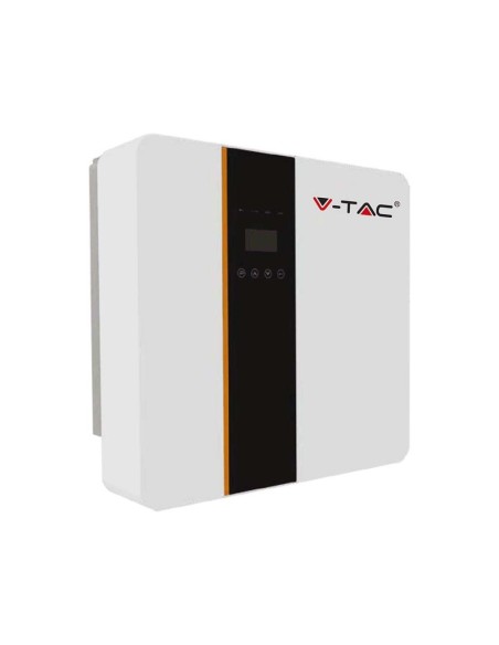 Kit Fotovoltaico 5kW con batteria di accumulo LiFePo4 51,2V 100Ah 5,12 kWh e Inverter Monofase Ibrido  - V-TAC 100158
