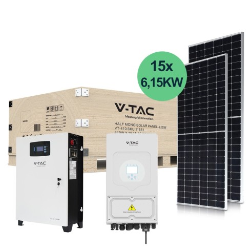 Kit fotovoltaico de 6 kW con batería...