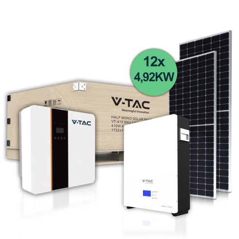 Kit fotovoltaico 5kW con batteria...