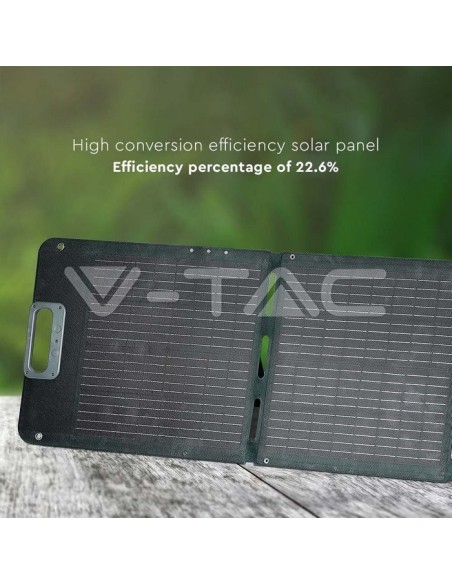 Photovoltaisches Falt-Solarmodul 80W für Kraftwerk - V-TAC VT-10080 11564
