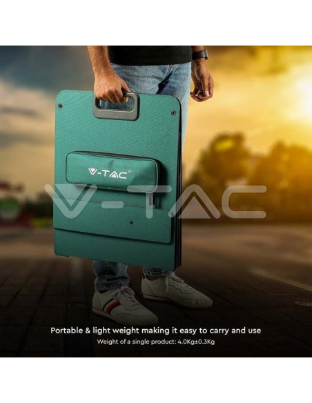 Photovoltaisches Falt-Solarmodul 80W für Kraftwerk - V-TAC VT-10080 11564