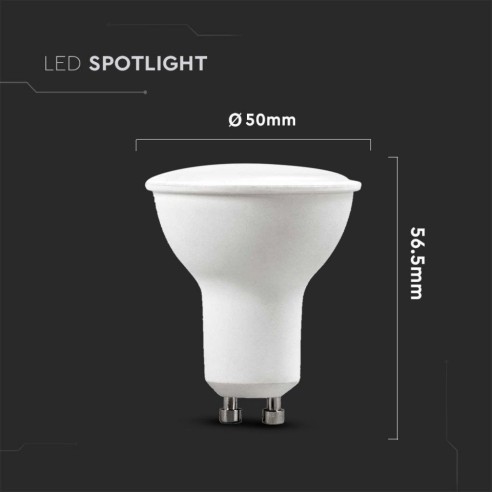 V-TAC VT-2225 Pack de 6 spots LED...