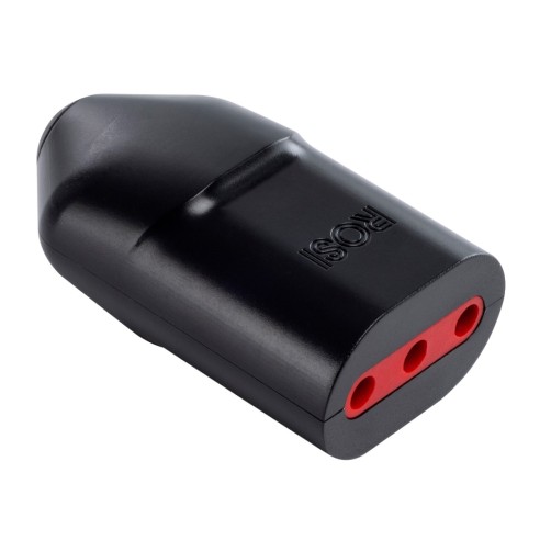 10A 2P+E outlet, black, Emilia...
