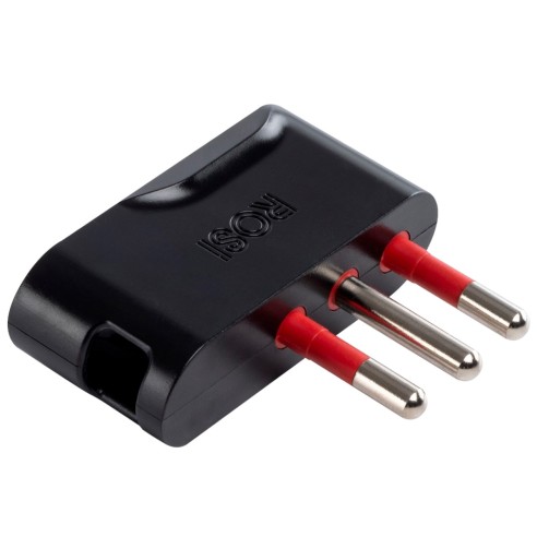 10A 2P+E plug, 90° bent, black,...