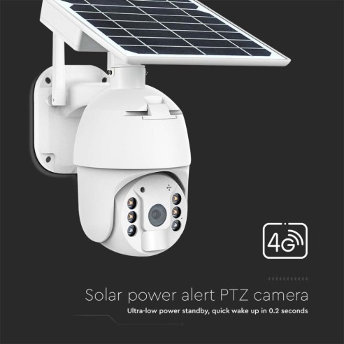 PTZ-camera met zonnepaneel, 4G, 2,0...