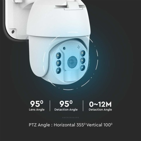 PTZ camera with solar panel, 4G, 2.0...