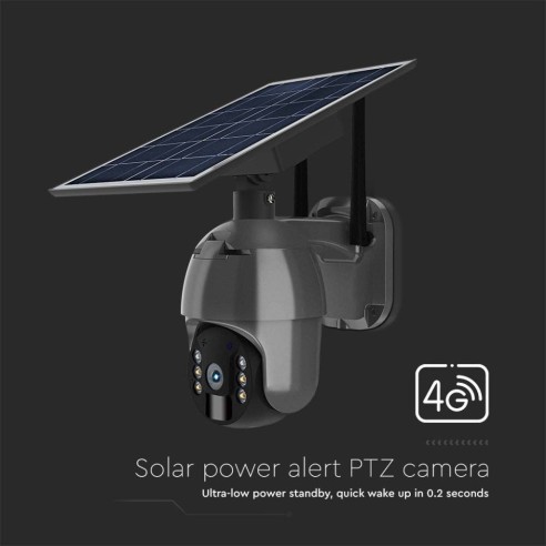 PTZ-camera met zonnepaneel, 4G, 2,0...