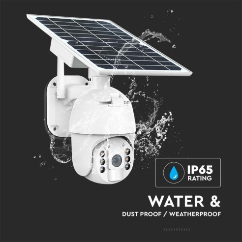 Caméra PTZ, panneau solaire, WiFi,...