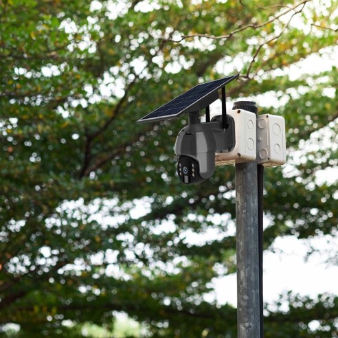 Caméra PTZ, panneau solaire, WiFi,...