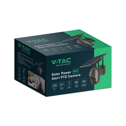 PTZ camera with solar panel, WiFi,...