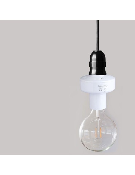 E27 (max 20W) WiFi Lampenfassung, kompatibel mit Google Home und Amazon Alexa, weiß - V-TAC Smart Home VT-5007 8421